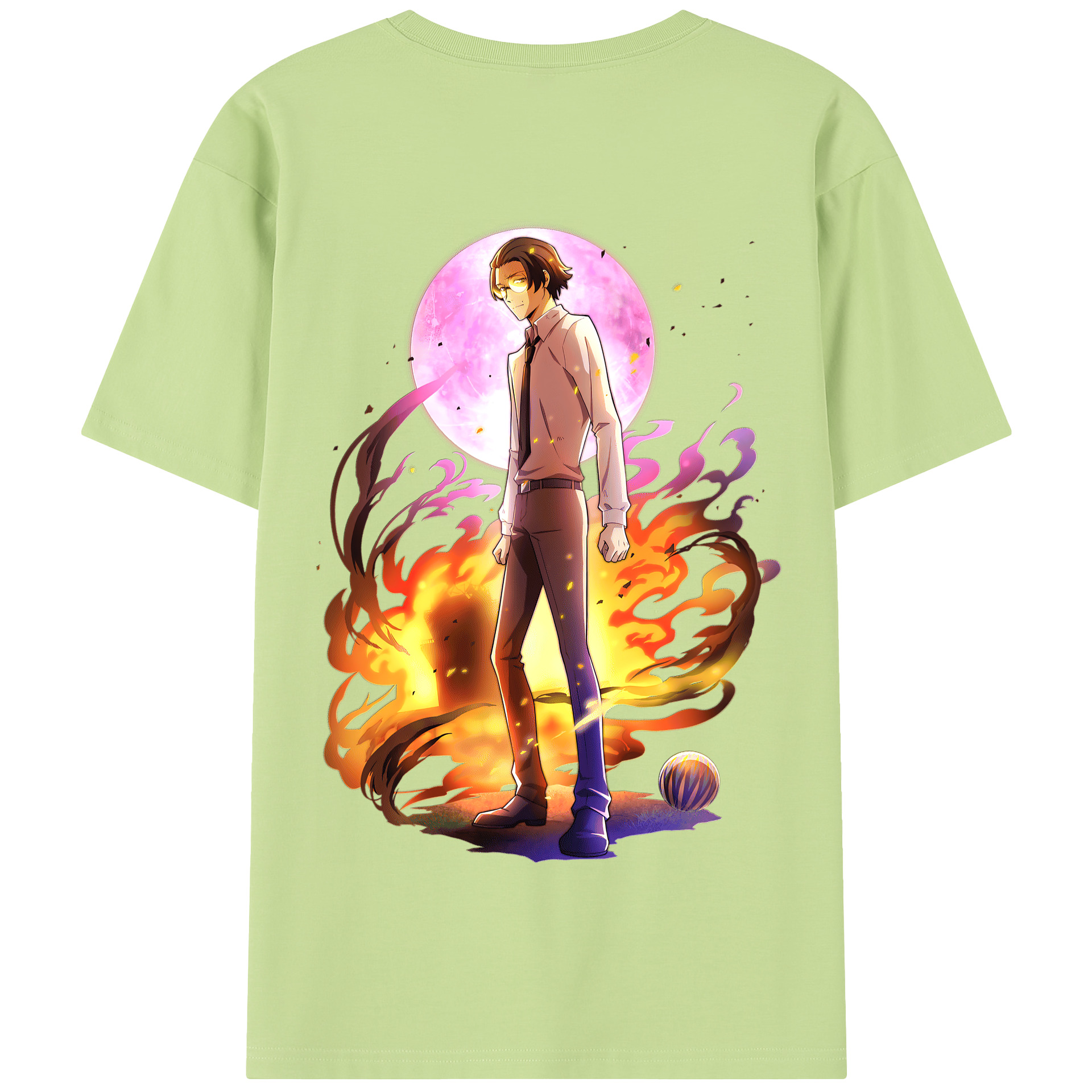 （画像用） 文豪ストレイドッグス Bungo Stray Dogs 綿100％半袖Tシャツ（背面プリント）